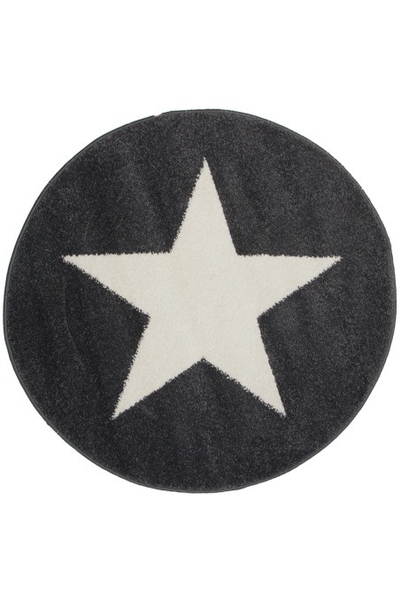 Koberec Kiddy HVIEZDA sivý