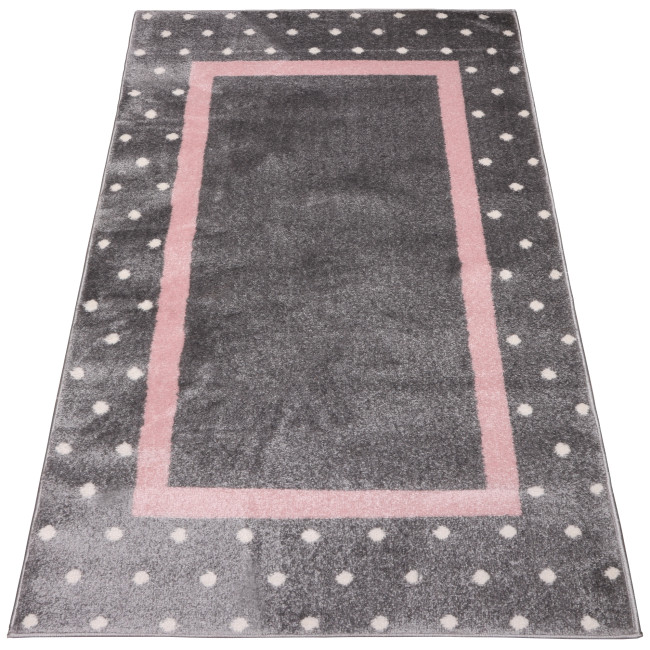 Detský koberec Kiddy PONTS rúžový