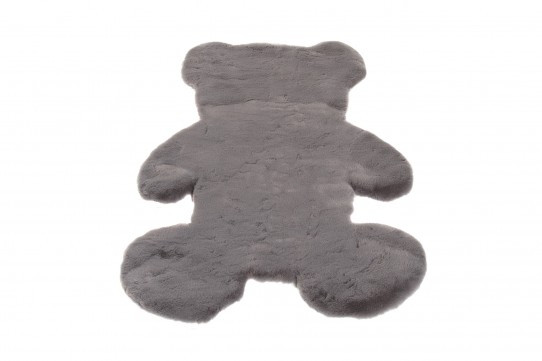 Koberček RABBIT FUR TEDDY BEAR tmavosivý