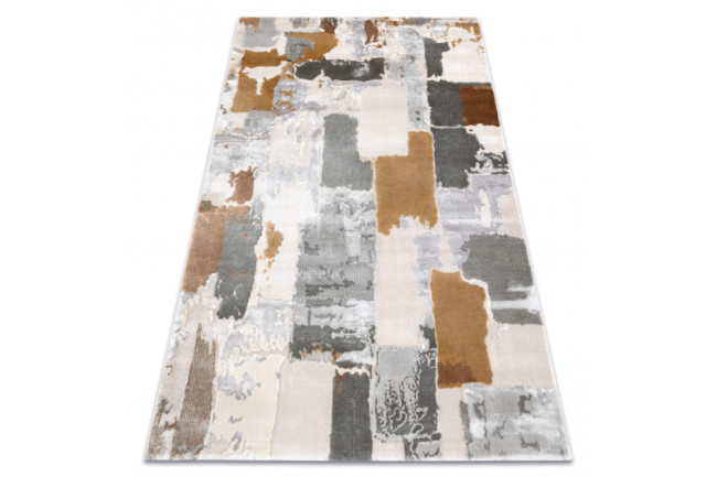 Koberec AKRYL ELITRA 6215 Abstrakcia sivý / žltý