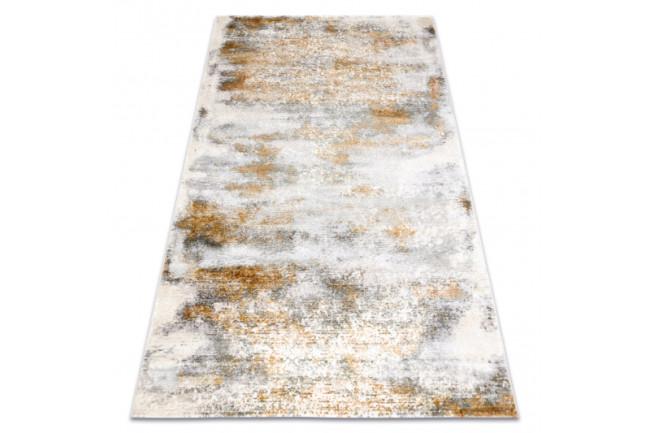 Koberec AKRYL ELITRA 8105 Abstrakcia slonia kosť / oranžový