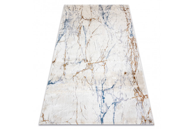 Koberec AKRYL ELITRA 9962, slonia kosť / modrý