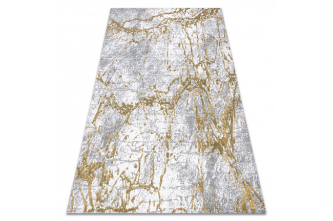 Koberec AKRYL USKUP 354/5052 slonová kosť / zelený