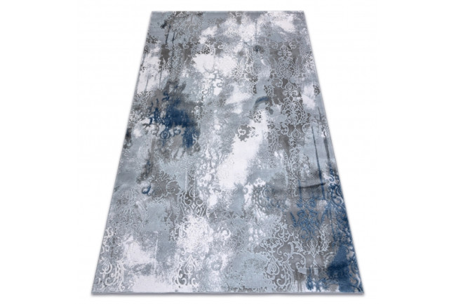 Koberec AKRYL VALENCIA 9995 ORNAMENT sivý/nebeský
