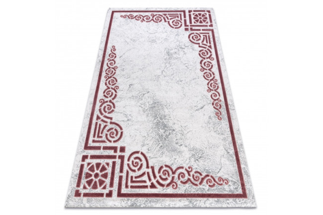 Levně Koberec AKRYL VALS 0A104A H03 47 Řecký ornament sloni kost / šedý