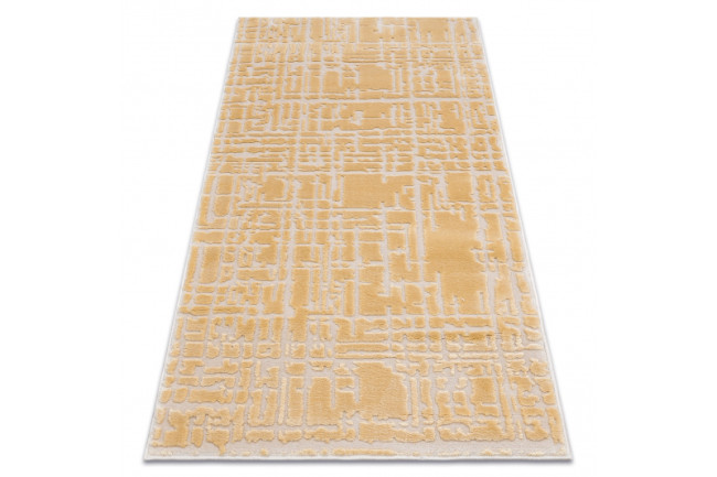 Koberec AKRYL VALS 3236 Abstrakcia zlatý / béžový