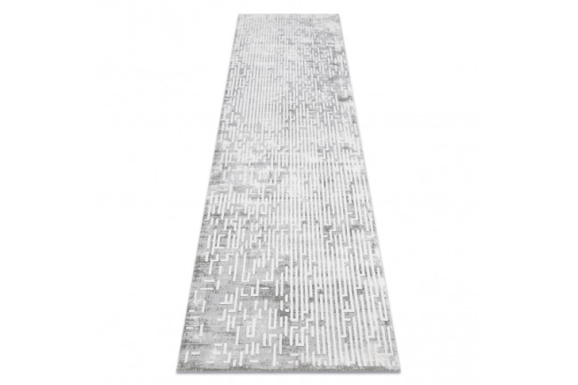 Koberec AKRYL VALS 3943 Labirynt sivý / slonia kosť