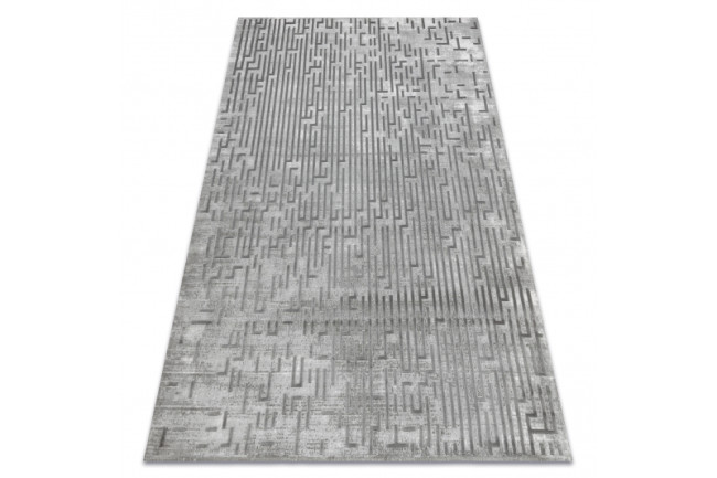 Koberec AKRYL VALS 3943 labirynt sivý