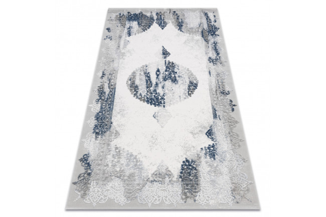 Koberec AKRYL VALS 5040 Ornament, modrý / sivý