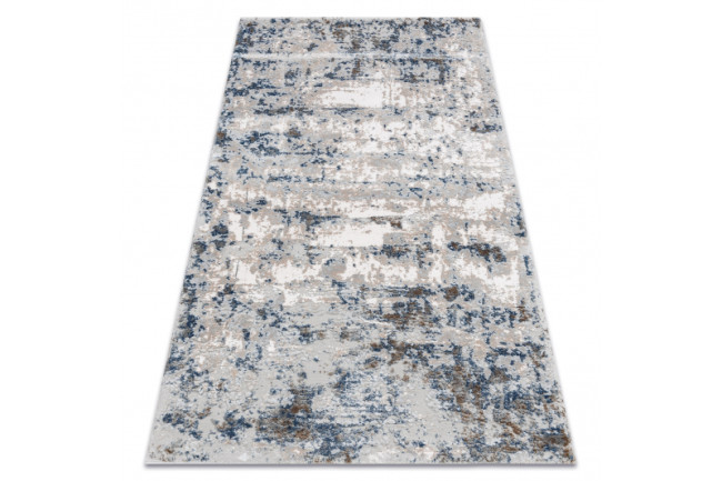 Koberec AKRYL VALS 8121 Abstrakcia sivý / modrý