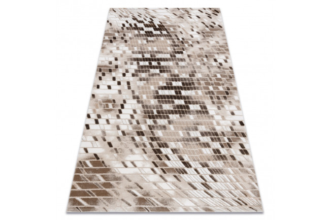 Koberec AKRYL VALS 8375 Geometricky 3D, béžový