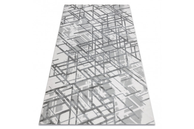 Koberec AKRYL VALS 8381 Linie 3D sivý