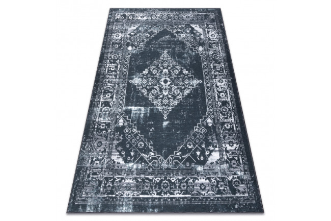Koberec ANTIKA 117 ornament sivý / grafitový