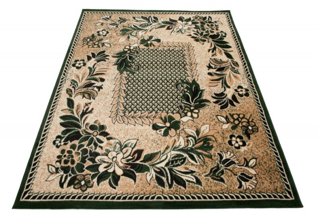 Koberec ATLAS PP 7192C tmavý béž, zelený