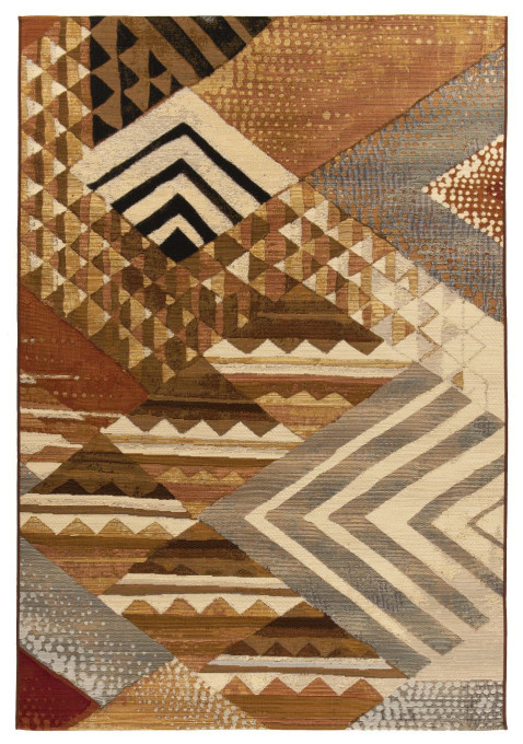 Levně Koberec AURORA GF/035 BROWN MULTI