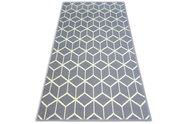 Koberec BCF BASE CUBE 3956 ŠTVORCE sivý