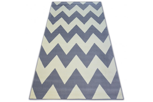 Koberec BCF BASE ZICK 3963 ZYGZAK sivý