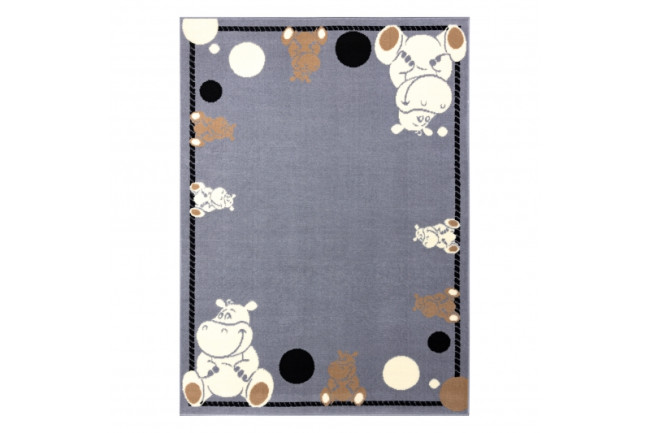 Koberec BCF FLASH Hippo 3993 - sivý