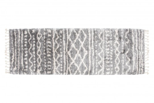 Levně Koberec / běhoun AZTEC FN28A EJF tmavě šedý