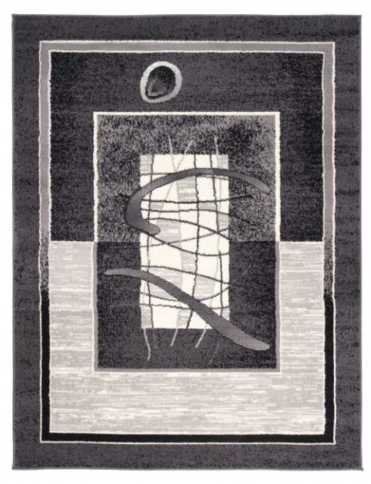 Koberec / Behúň CHEAP 5118B PP CRM tmavý sivý