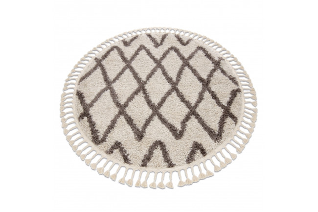 Koberec BERBER BENI kruh krém Fredzle berber marokánsky