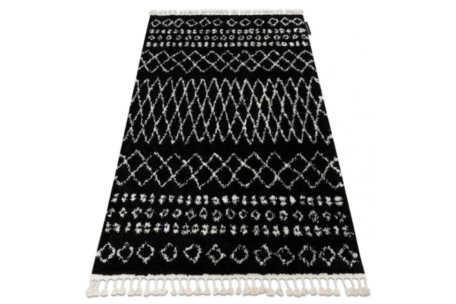 Levně Koberec BERBER ETHNIC G3802 černý / bílý Fredzle berber marokánský