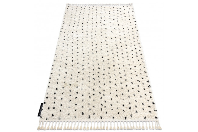 Koberec BERBER SYLA B752 bodky krém Fredzle berber marokánsky