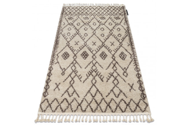 Levně Koberec BERBER TANGER B5940 krém / hnědý Fredzle berber marokánský