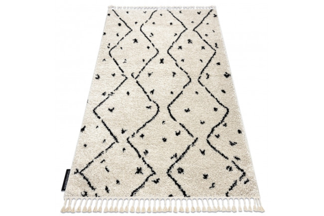 Koberec BERBER TETUAN B751 zygzak krém Fredzle berber marokánsky