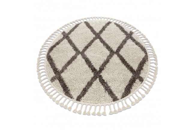 Koberec BERBER TROIK kruh krém Fredzle berber marokánsky
