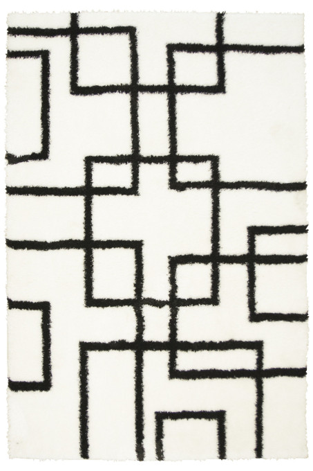 Koberec Boho 616 krémový / čierný