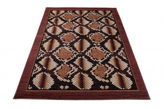 Koberec CHEAP PP BGX K873A čierny, hnedý