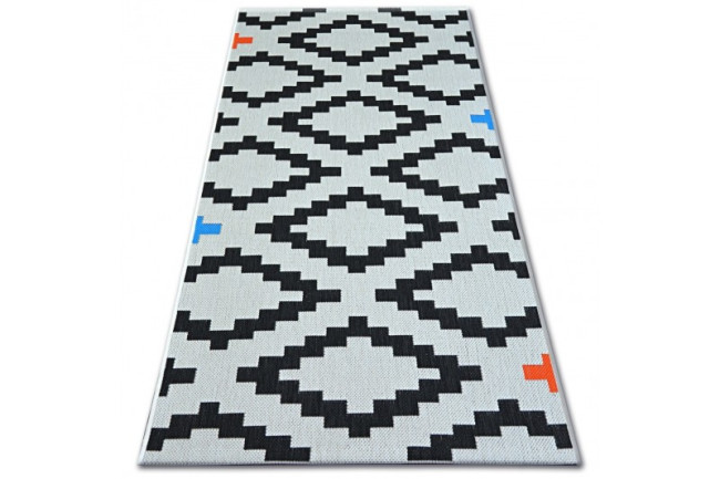 Koberec COLOR 19318/836 SISAL Romby biely