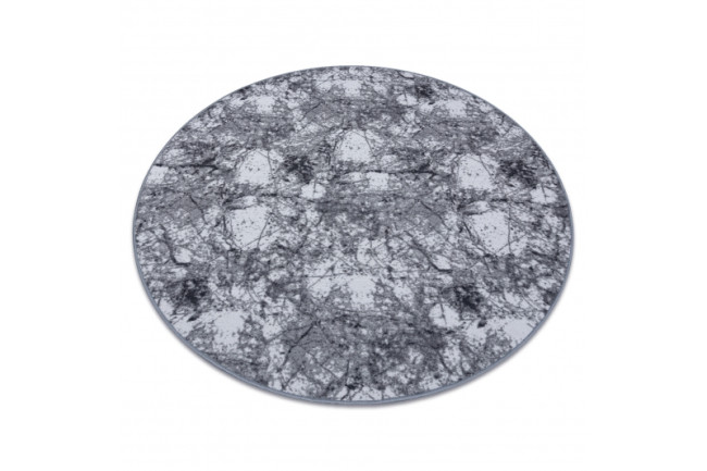 Koberec CONCRETE kruh Beton sivý