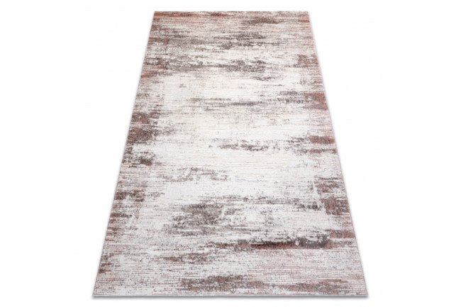 Koberec CORE W9775 Ramka - svetlý béž / ružový