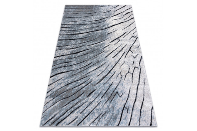 Koberec COZY 8874 Timber sivý/nebeský