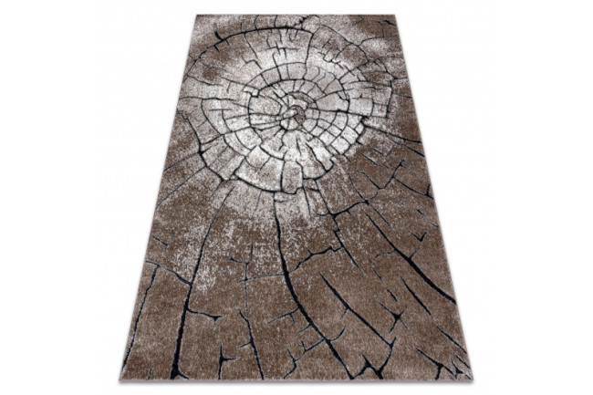 Koberec COZY 8875 Wood hnedý