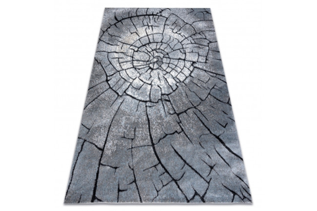 Koberec COZY 8875 Wood sivý/nebeský