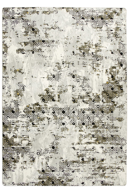 Koberec Diamond K8727G zlatý / krémový