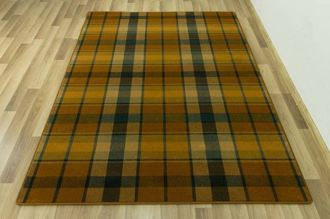 Koberec Dywilan Omega Tartan zlatý