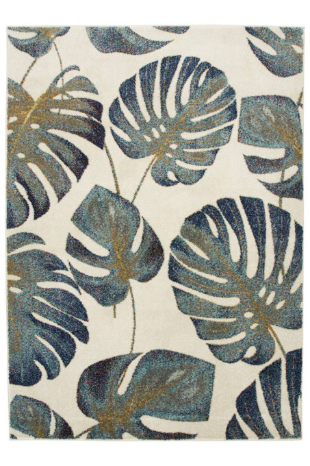 Koberec Emily 2918A Monstera lístie krémový