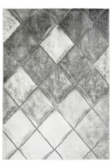 Koberec Felix 9313A lesklý sivý / krémový