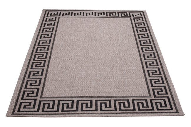 Koberec Floorlux 20014 strieborný / čierny