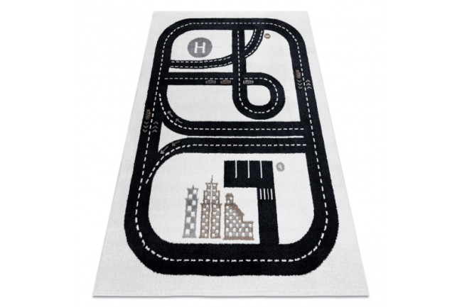 Koberec FUN Track, ulica, mesto - krém