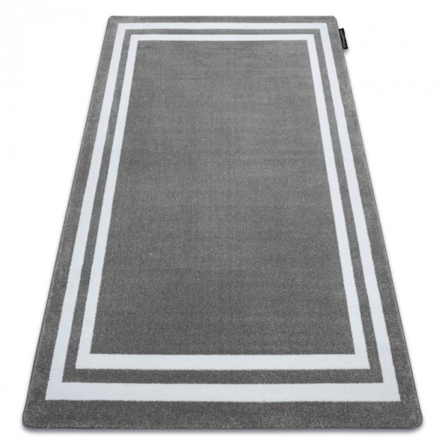 Koberec HAMPTON Ramka sivý