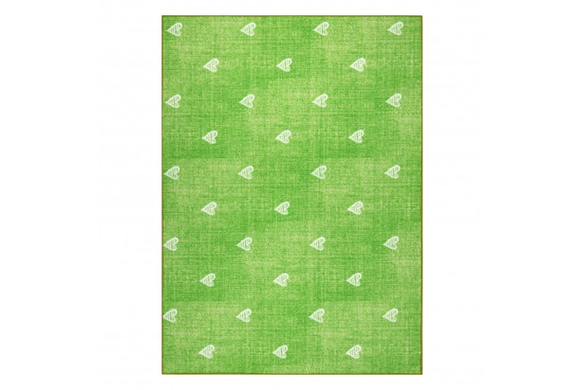Koberec HEARTS Jeans - zelený