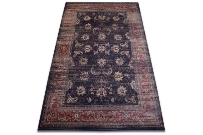 Koberec heat-set Jasmin 8628 čierny