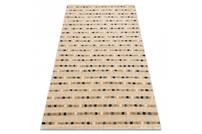 Koberec JADE 45023/100 Pásy béžový / modrý