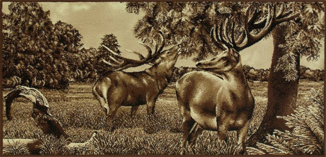 Koberec - Jelene, béžový