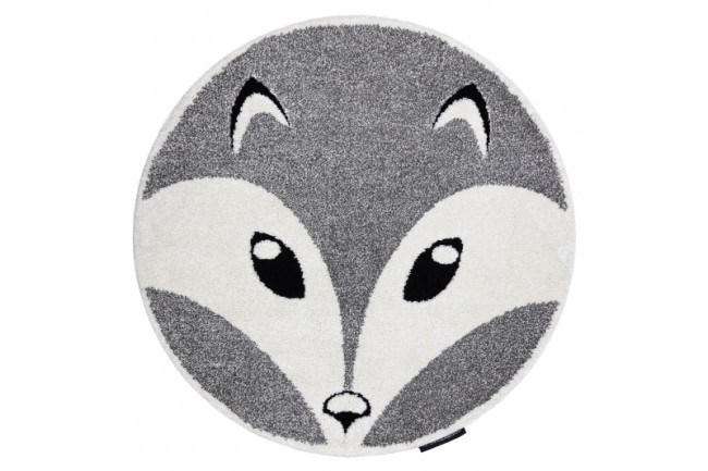 Koberec JOY Fox kruh sivý / krém